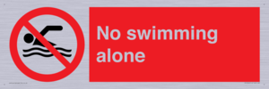 No swimming alone